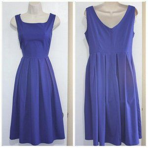Pretty Blue Fit & Flare Dress Size M